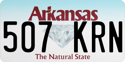 AR license plate 507KRN