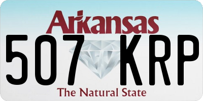 AR license plate 507KRP