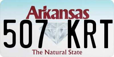AR license plate 507KRT
