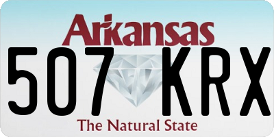 AR license plate 507KRX