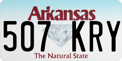 AR license plate 507KRY