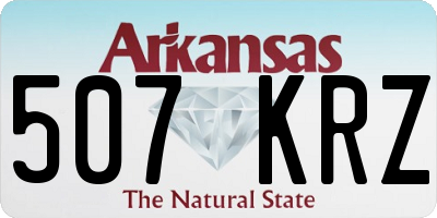 AR license plate 507KRZ