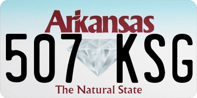 AR license plate 507KSG