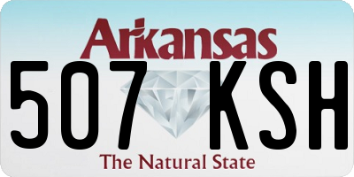 AR license plate 507KSH