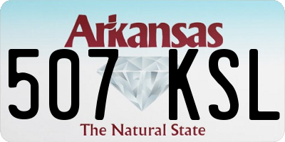 AR license plate 507KSL
