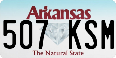 AR license plate 507KSM