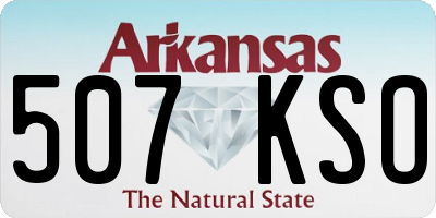 AR license plate 507KSO