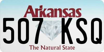 AR license plate 507KSQ