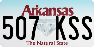 AR license plate 507KSS