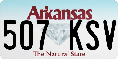 AR license plate 507KSV