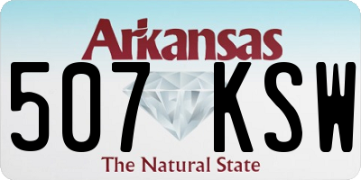 AR license plate 507KSW
