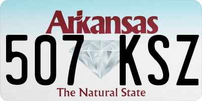 AR license plate 507KSZ