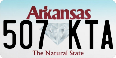 AR license plate 507KTA