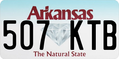AR license plate 507KTB