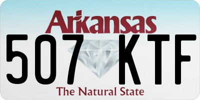 AR license plate 507KTF