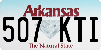 AR license plate 507KTI