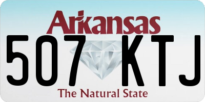 AR license plate 507KTJ