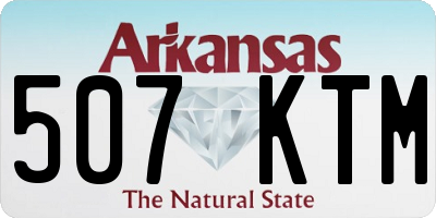 AR license plate 507KTM