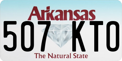 AR license plate 507KTO