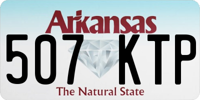 AR license plate 507KTP