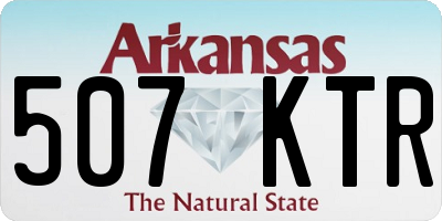 AR license plate 507KTR