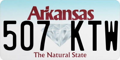AR license plate 507KTW