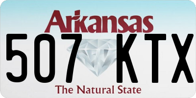 AR license plate 507KTX