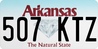 AR license plate 507KTZ