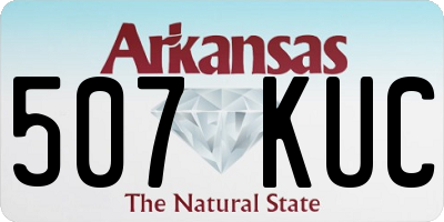 AR license plate 507KUC