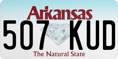 AR license plate 507KUD