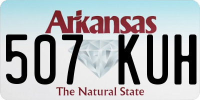 AR license plate 507KUH