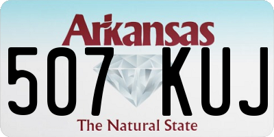 AR license plate 507KUJ