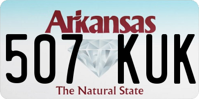AR license plate 507KUK