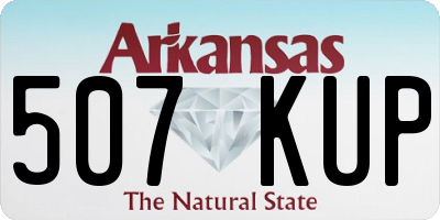 AR license plate 507KUP