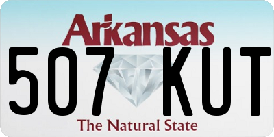 AR license plate 507KUT