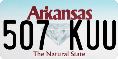 AR license plate 507KUU