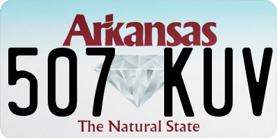 AR license plate 507KUV