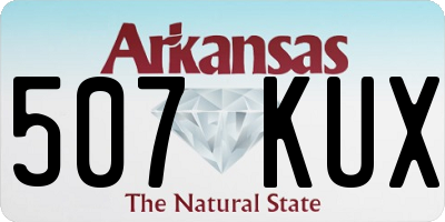 AR license plate 507KUX