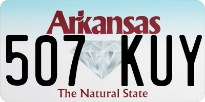 AR license plate 507KUY