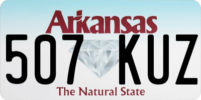 AR license plate 507KUZ