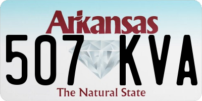 AR license plate 507KVA