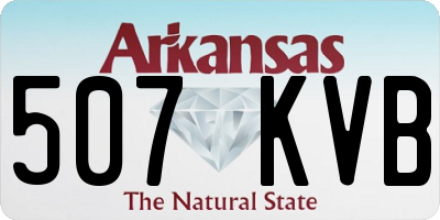 AR license plate 507KVB