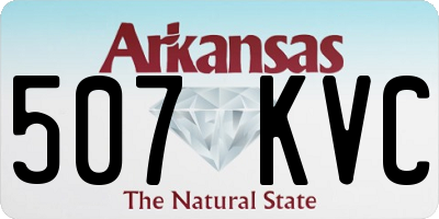 AR license plate 507KVC