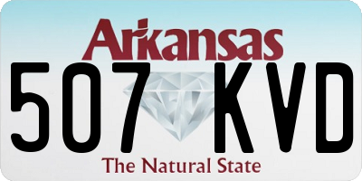 AR license plate 507KVD