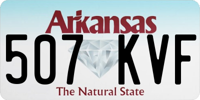 AR license plate 507KVF