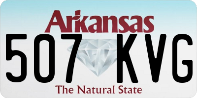 AR license plate 507KVG