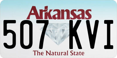AR license plate 507KVI