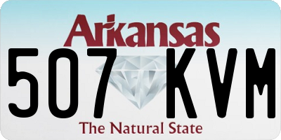 AR license plate 507KVM