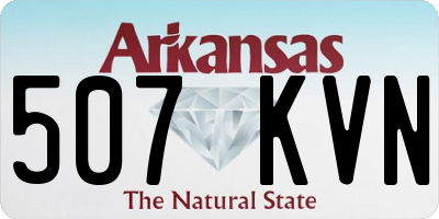 AR license plate 507KVN
