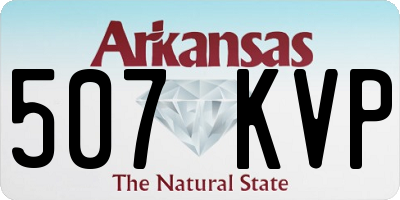 AR license plate 507KVP